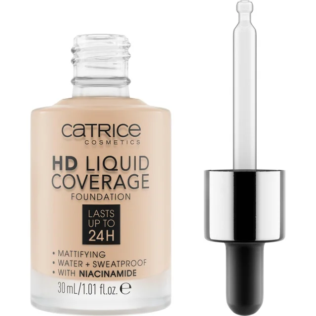 کرم پودر کاتریس مدل Liquid Coverage حجم 10 میلی لیتر 102590737