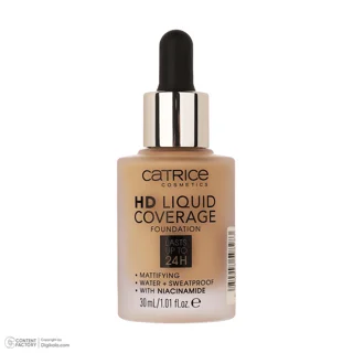 کرم پودر کاتریس مدل Liquid Coverage حجم 10 میلی لیتر 102590741