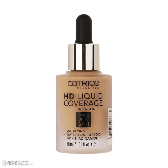 کرم پودر کاتریس مدل Liquid Coverage حجم 10 میلی لیتر 102590741